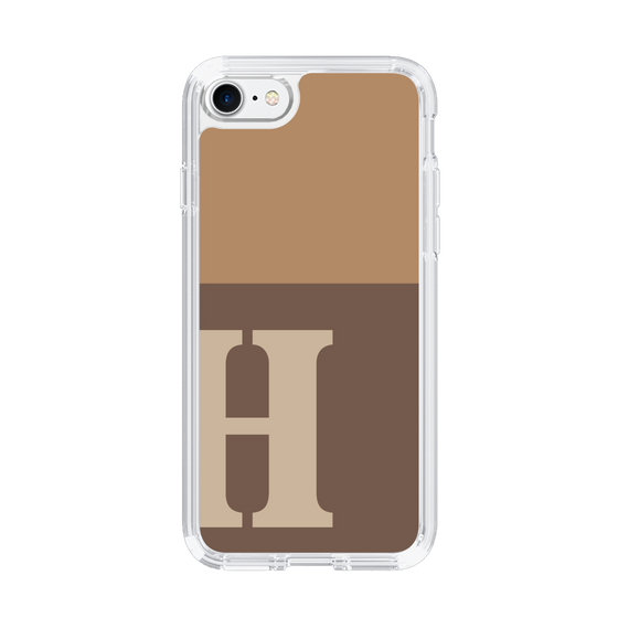 Slim Protection Case［ Original - initial two tone - H brown ］