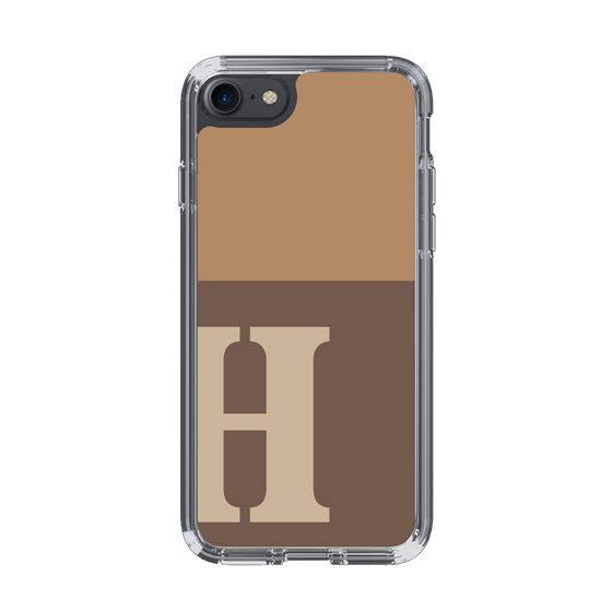 Slim Protection Case［ Original - initial two tone - H brown ］