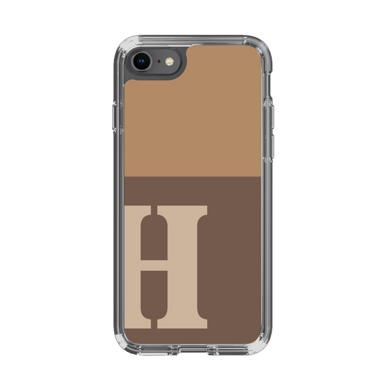 Slim Protection Case［ Original - initial two tone - H brown ］