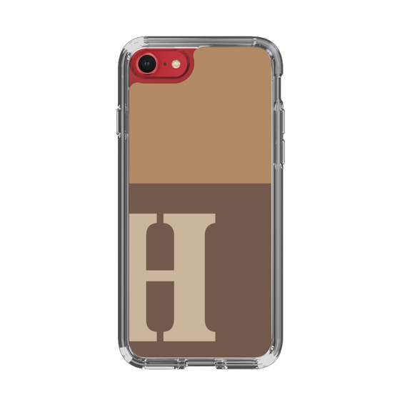 Slim Protection Case［ Original - initial two tone - H brown ］