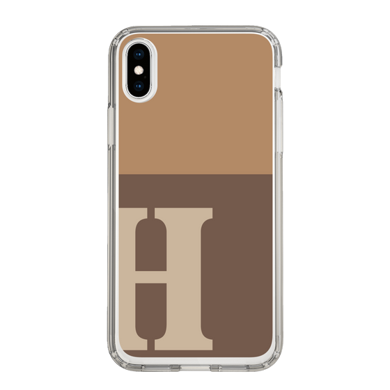 Slim Protection Case［ Original - initial two tone - H brown ］