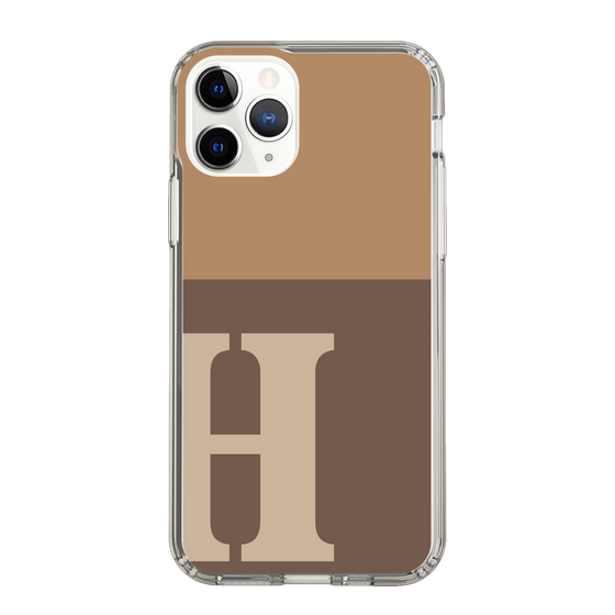 Slim Protection Case［ Original - initial two tone - H brown ］