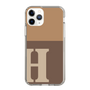 Slim Protection Case［ Original - initial two tone - H brown ］