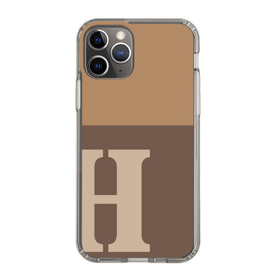 Slim Protection Case［ Original - initial two tone - H brown ］