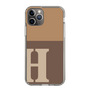Slim Protection Case［ Original - initial two tone - H brown ］