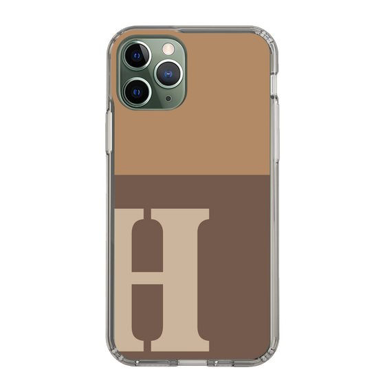 Slim Protection Case［ Original - initial two tone - H brown ］