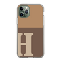 Slim Protection Case［ Original - initial two tone - H brown ］