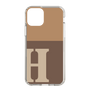 Slim Protection Case［ Original - initial two tone - H brown ］