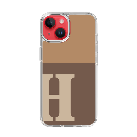 Slim Protection Case［ Original - initial two tone - H brown ］