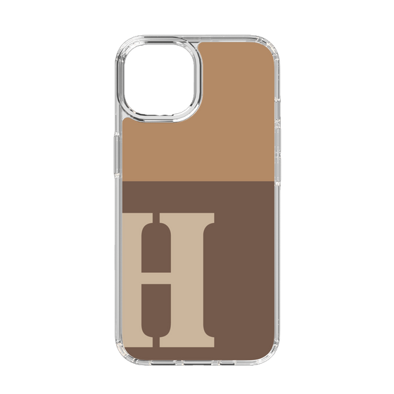 Slim Protection Case［ Original - initial two tone - H brown ］