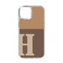 Slim Protection Case［ Original - initial two tone - H brown ］
