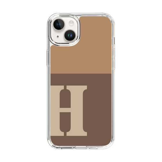 Slim Protection Case［ Original - initial two tone - H brown ］