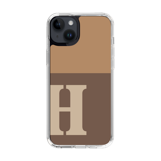 Slim Protection Case［ Original - initial two tone - H brown ］