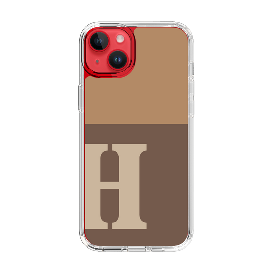 Slim Protection Case［ Original - initial two tone - H brown ］