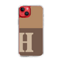 Slim Protection Case［ Original - initial two tone - H brown ］