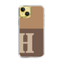Slim Protection Case［ Original - initial two tone - H brown ］