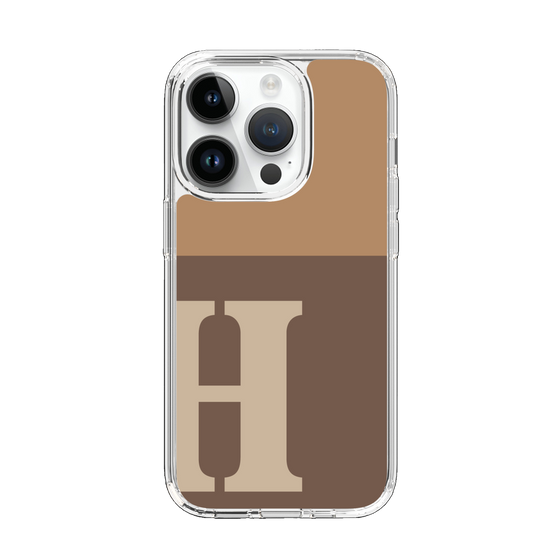 Slim Protection Case［ Original - initial two tone - H brown ］