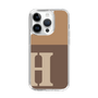 Slim Protection Case［ Original - initial two tone - H brown ］