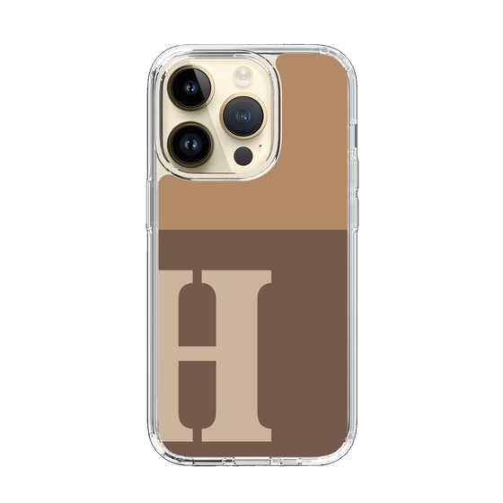 Slim Protection Case［ Original - initial two tone - H brown ］