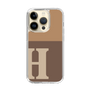 Slim Protection Case［ Original - initial two tone - H brown ］