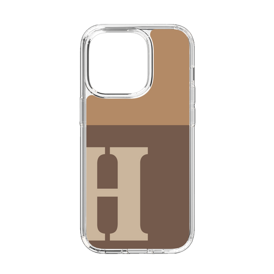 Slim Protection Case［ Original - initial two tone - H brown ］