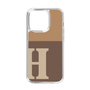 Slim Protection Case［ Original - initial two tone - H brown ］