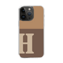Slim Protection Case［ Original - initial two tone - H brown ］