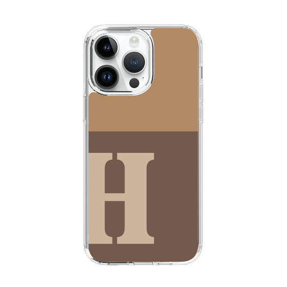 Slim Protection Case［ Original - initial two tone - H brown ］