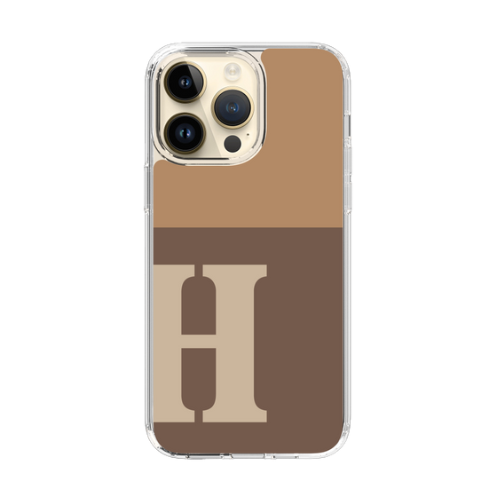 Slim Protection Case［ Original - initial two tone - H brown ］
