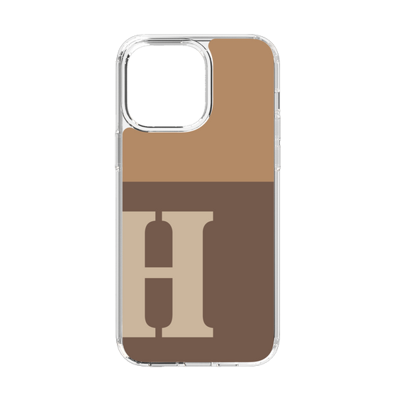 Slim Protection Case［ Original - initial two tone - H brown ］