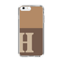 Slim Protection Case［ Original - initial two tone - H brown ］