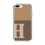 Slim Protection Case［ Original - initial two tone - H brown ］