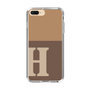 Slim Protection Case［ Original - initial two tone - H brown ］