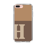 Slim Protection Case［ Original - initial two tone - H brown ］