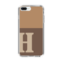 Slim Protection Case［ Original - initial two tone - H brown ］
