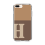 Slim Protection Case［ Original - initial two tone - H brown ］