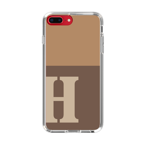 Slim Protection Case［ Original - initial two tone - H brown ］