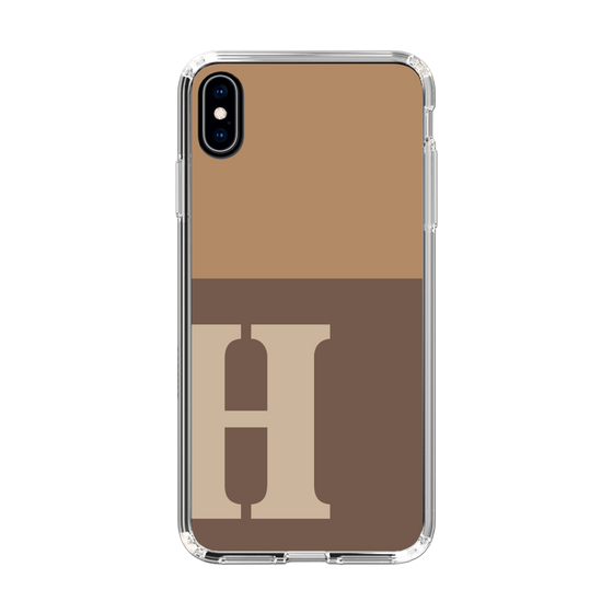 Slim Protection Case［ Original - initial two tone - H brown ］