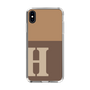 Slim Protection Case［ Original - initial two tone - H brown ］