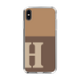 Slim Protection Case［ Original - initial two tone - H brown ］