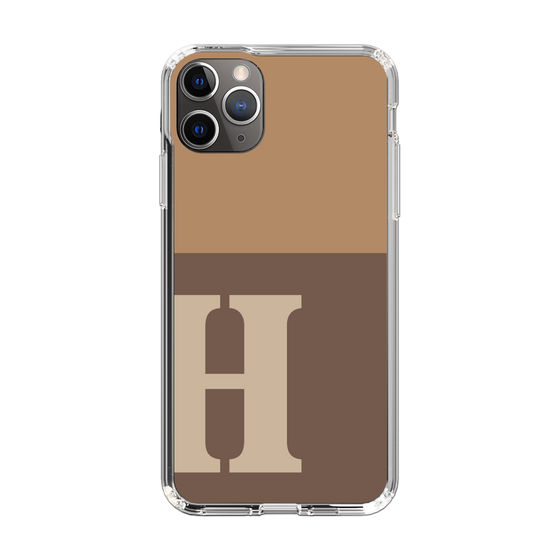 Slim Protection Case［ Original - initial two tone - H brown ］