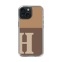 Slim Protection Case［ Original - initial two tone - H brown ］