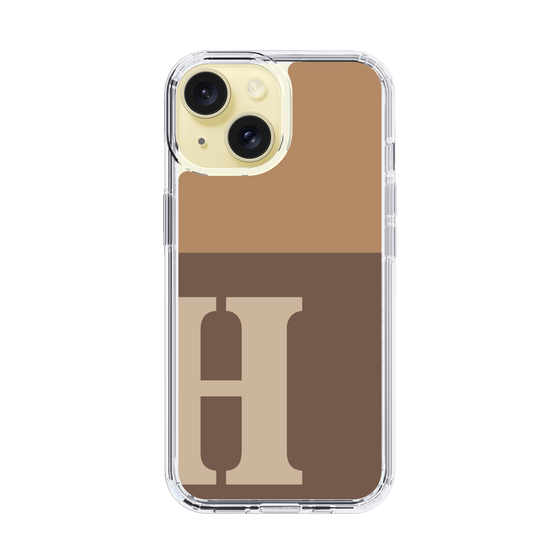Slim Protection Case［ Original - initial two tone - H brown ］