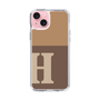 Slim Protection Case［ Original - initial two tone - H brown ］