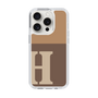 Slim Protection Case［ Original - initial two tone - H brown ］