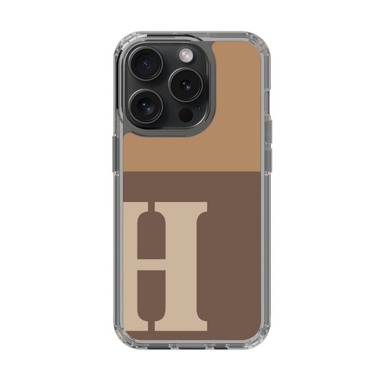 Slim Protection Case［ Original - initial two tone - H brown ］