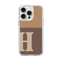Slim Protection Case［ Original - initial two tone - H brown ］