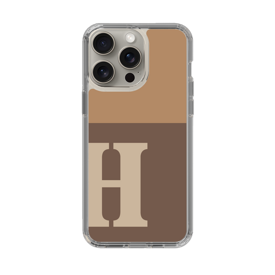 Slim Protection Case［ Original - initial two tone - H brown ］