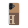 Slim Protection Case［ オリジナル - initial two tone - H brown ］