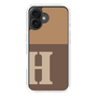 Slim Protection Case［ オリジナル - initial two tone - H brown ］